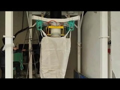 2 Ton Woven Big Bag Filling y empaquetadora, gránulo Ton Bag Machine del polvo