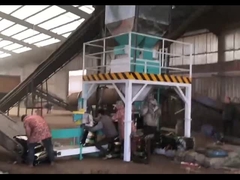 máquina de ensacar a dos caras. Máquina de ensacar de pesaje y neta a dos caras