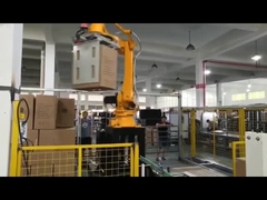 Robot de la granulación para la caja del bolso y del cartón